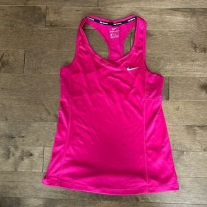 Nike pink athletic tank top